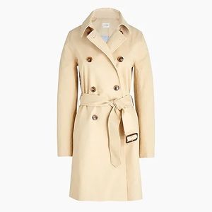 J.crew tan trench coat